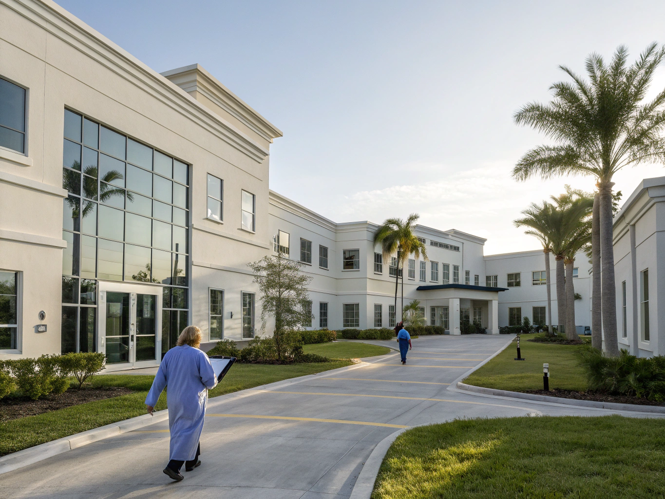 Modern commercial medical office campus